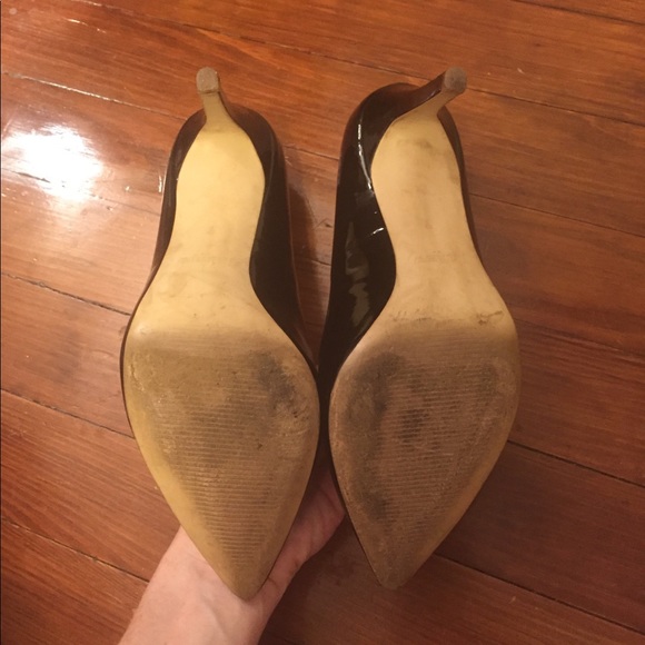 JCrew black patent pumps heels 7 - Picture 5 of 6